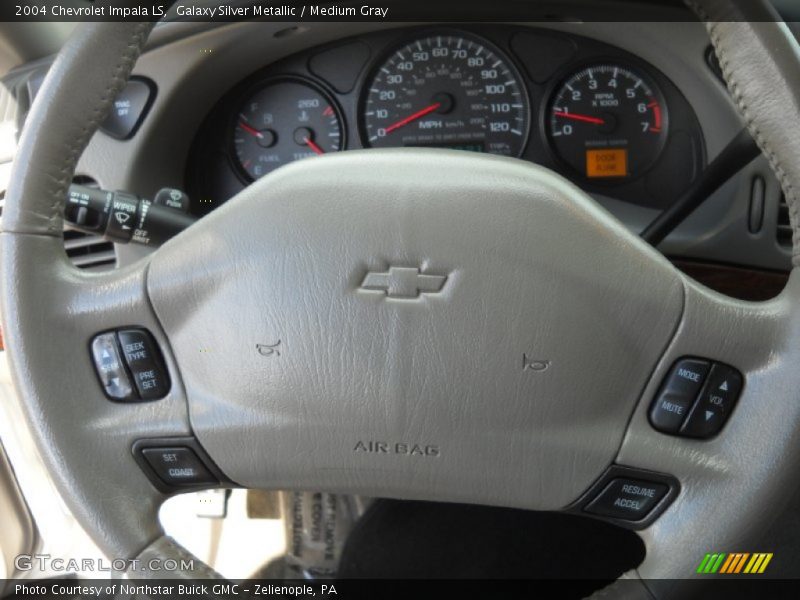 Galaxy Silver Metallic / Medium Gray 2004 Chevrolet Impala LS