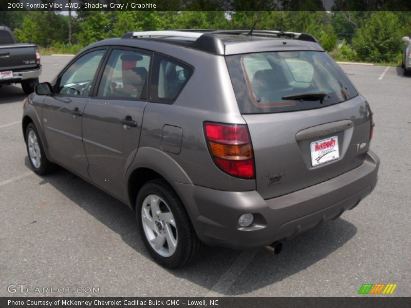 Shadow Gray / Graphite 2003 Pontiac Vibe AWD