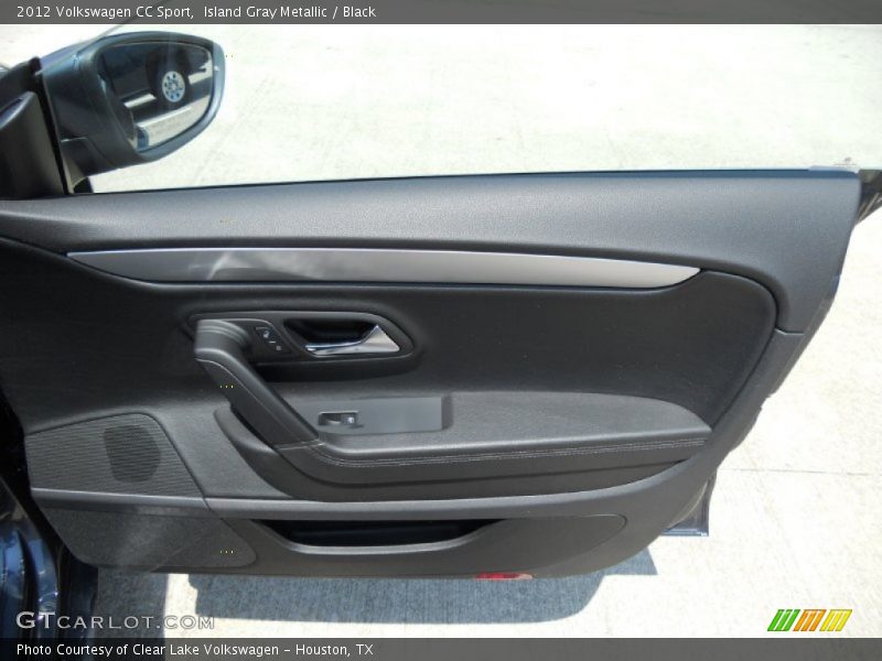 Island Gray Metallic / Black 2012 Volkswagen CC Sport