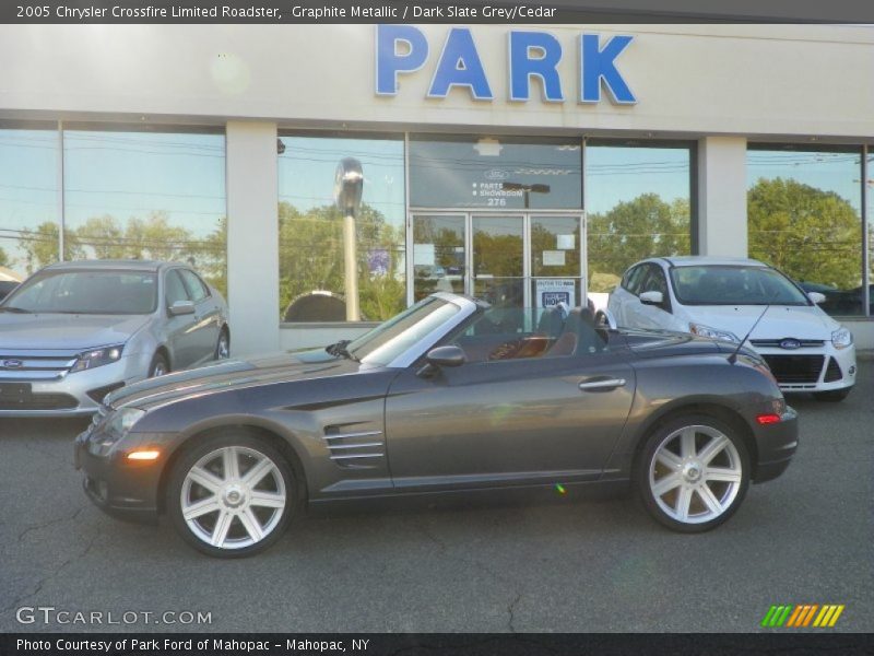 Graphite Metallic / Dark Slate Grey/Cedar 2005 Chrysler Crossfire Limited Roadster
