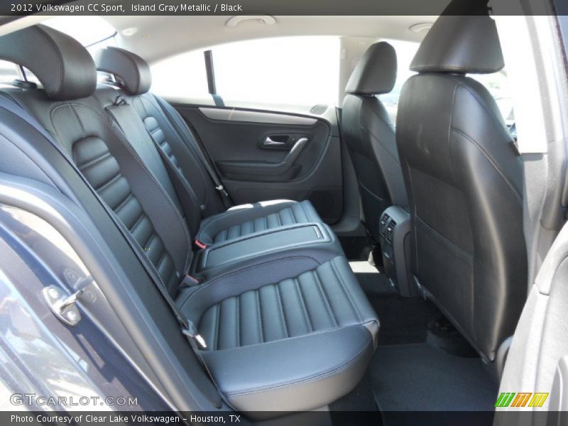 Island Gray Metallic / Black 2012 Volkswagen CC Sport