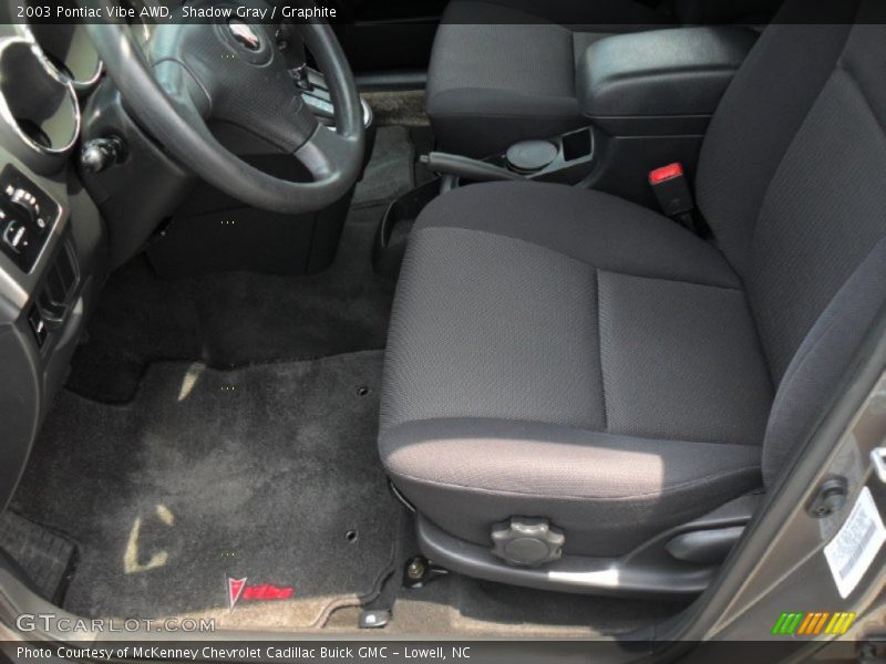 Shadow Gray / Graphite 2003 Pontiac Vibe AWD