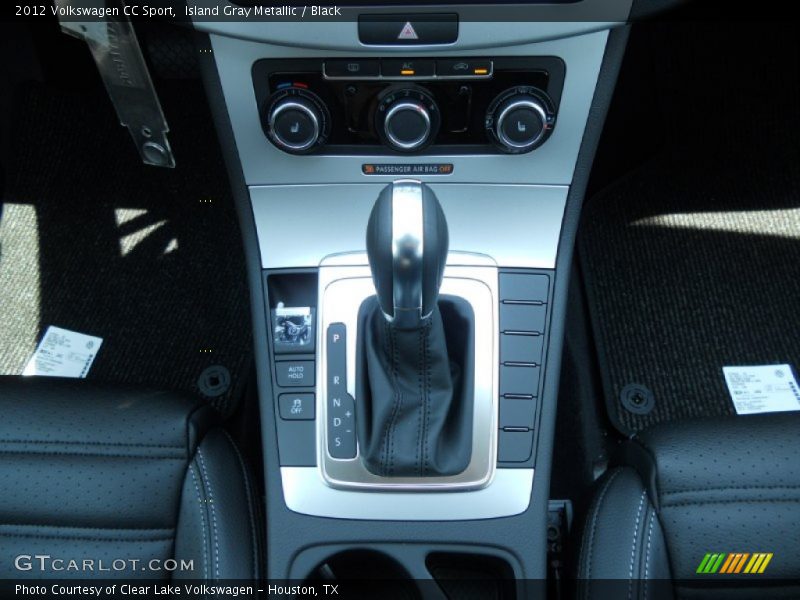 Island Gray Metallic / Black 2012 Volkswagen CC Sport