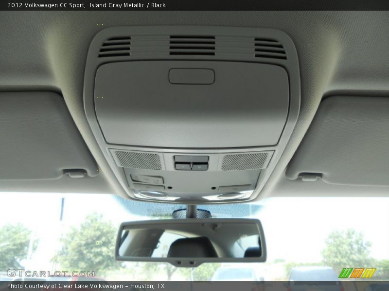 Island Gray Metallic / Black 2012 Volkswagen CC Sport