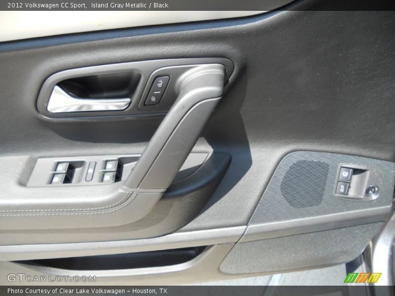 Island Gray Metallic / Black 2012 Volkswagen CC Sport