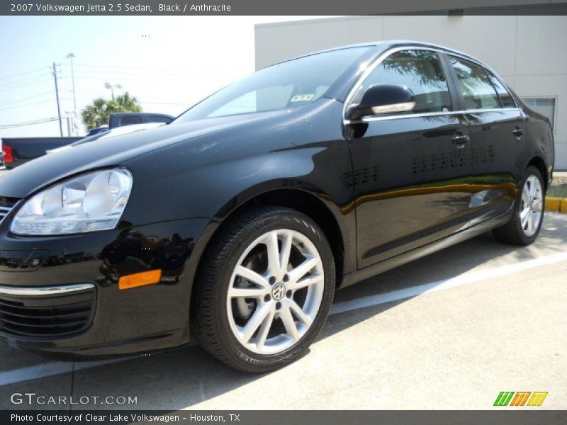 Black / Anthracite 2007 Volkswagen Jetta 2.5 Sedan