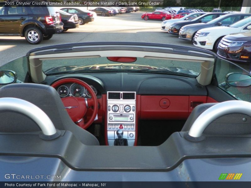 Graphite Metallic / Dark Slate Grey/Cedar 2005 Chrysler Crossfire Limited Roadster