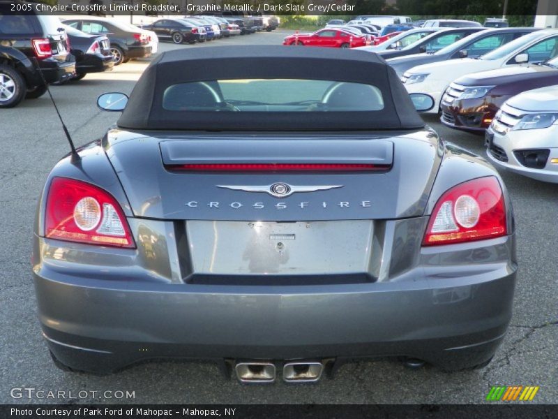 Graphite Metallic / Dark Slate Grey/Cedar 2005 Chrysler Crossfire Limited Roadster