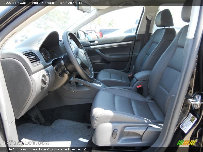 Black / Anthracite 2007 Volkswagen Jetta 2.5 Sedan