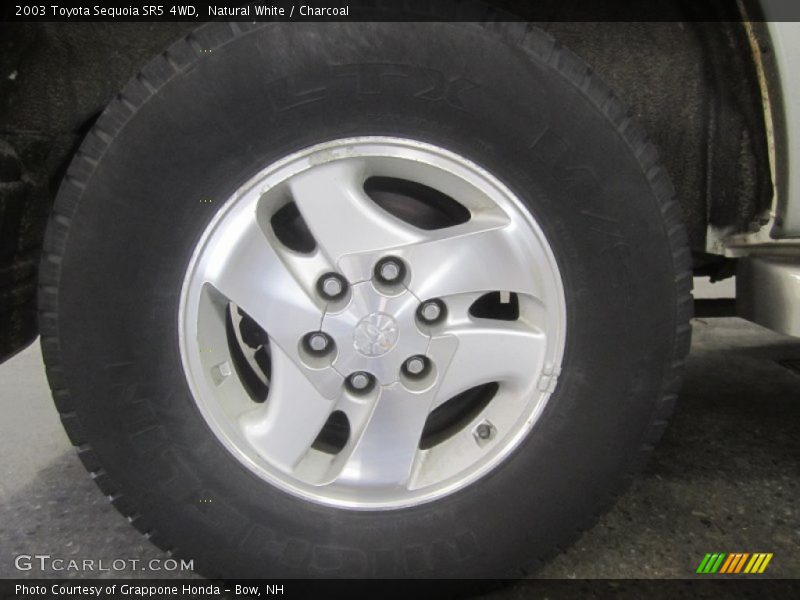 Natural White / Charcoal 2003 Toyota Sequoia SR5 4WD
