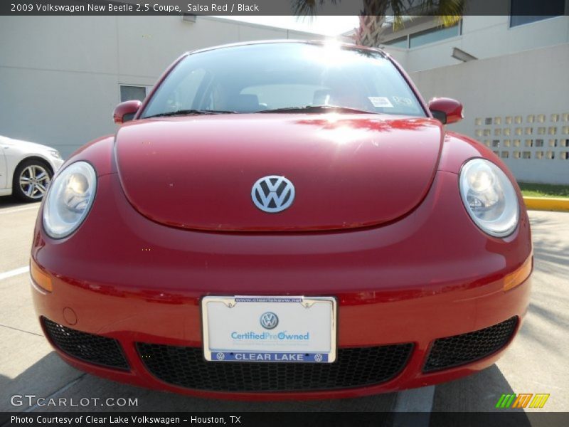 Salsa Red / Black 2009 Volkswagen New Beetle 2.5 Coupe