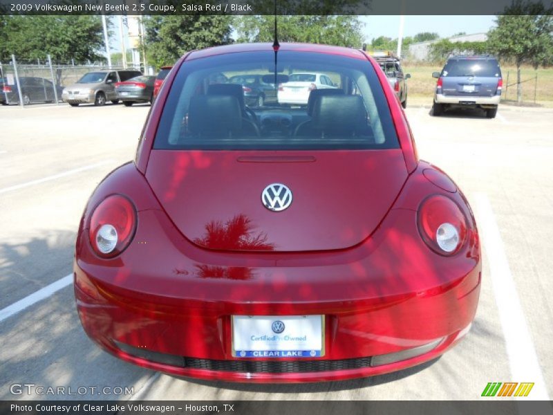 Salsa Red / Black 2009 Volkswagen New Beetle 2.5 Coupe