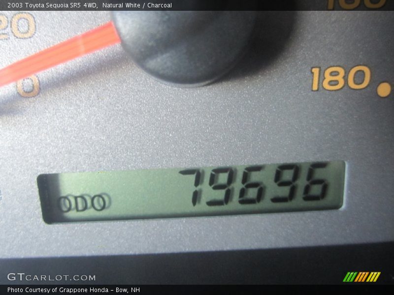 Natural White / Charcoal 2003 Toyota Sequoia SR5 4WD
