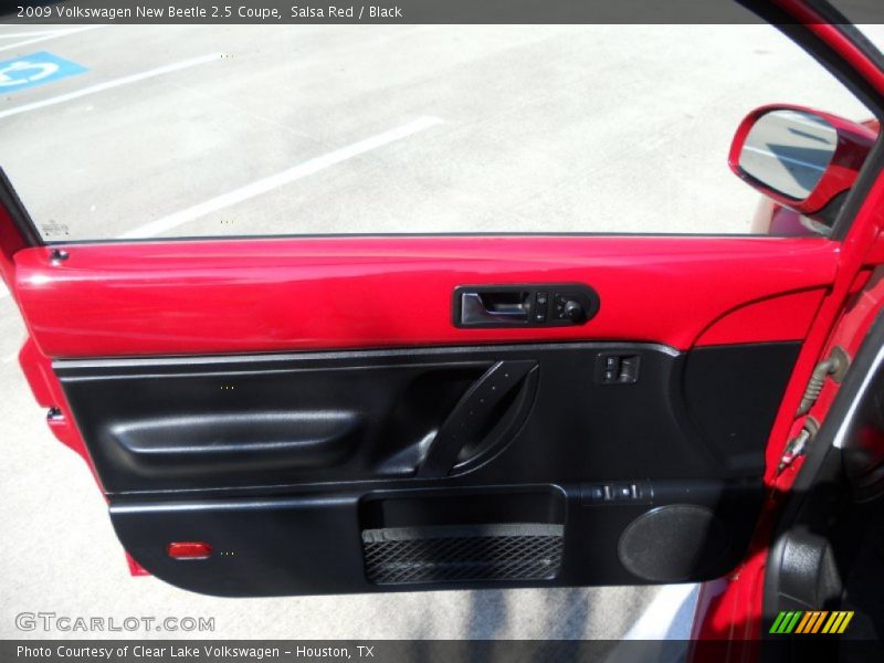Salsa Red / Black 2009 Volkswagen New Beetle 2.5 Coupe