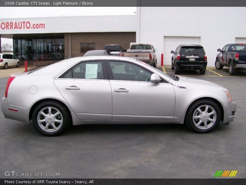 Light Platinum / Ebony 2008 Cadillac CTS Sedan