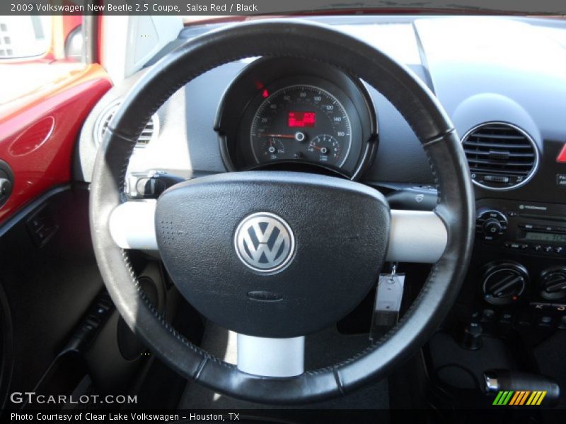 Salsa Red / Black 2009 Volkswagen New Beetle 2.5 Coupe