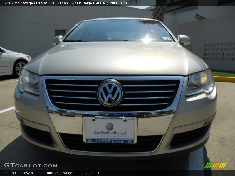 Wheat Beige Metallic / Pure Beige 2007 Volkswagen Passat 2.0T Sedan