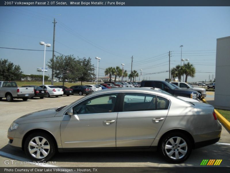 Wheat Beige Metallic / Pure Beige 2007 Volkswagen Passat 2.0T Sedan