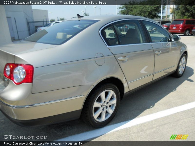 Wheat Beige Metallic / Pure Beige 2007 Volkswagen Passat 2.0T Sedan