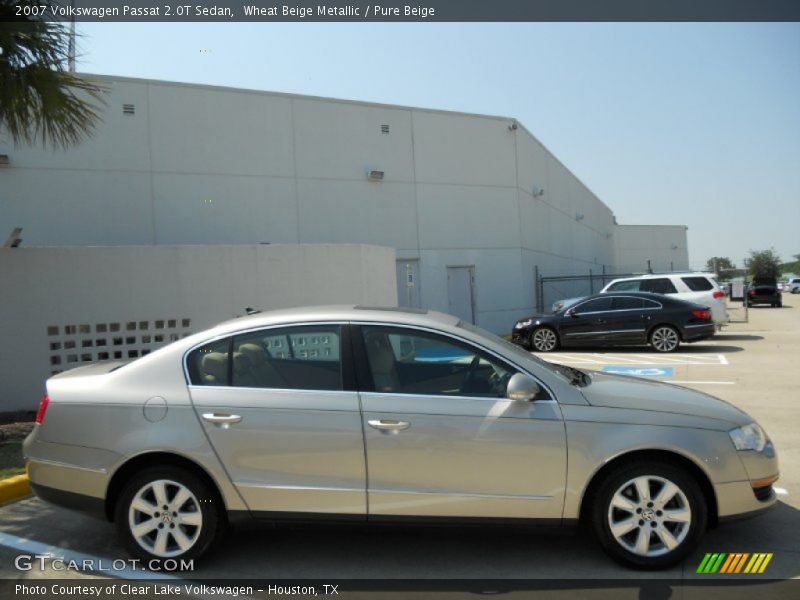 Wheat Beige Metallic / Pure Beige 2007 Volkswagen Passat 2.0T Sedan