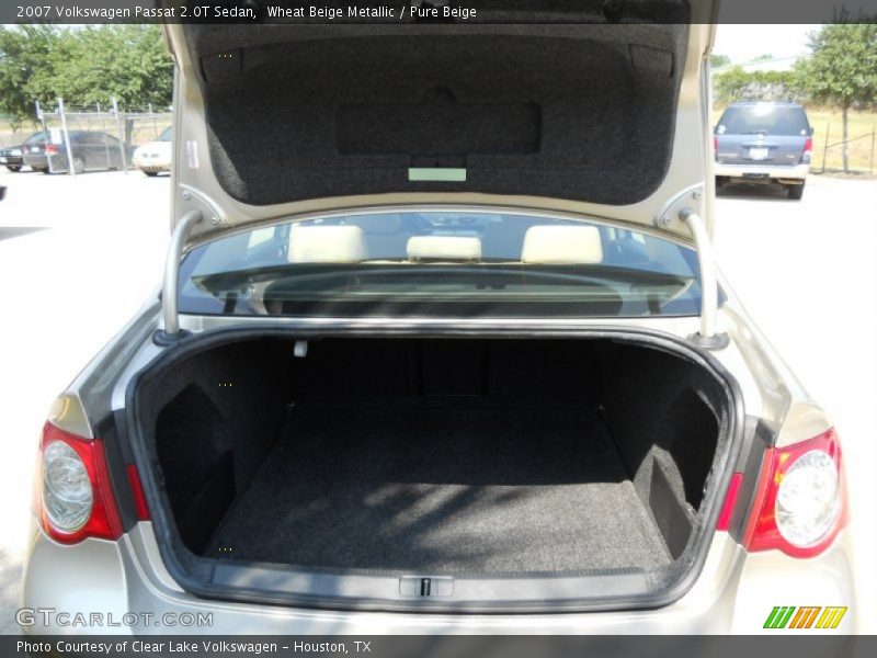 Wheat Beige Metallic / Pure Beige 2007 Volkswagen Passat 2.0T Sedan