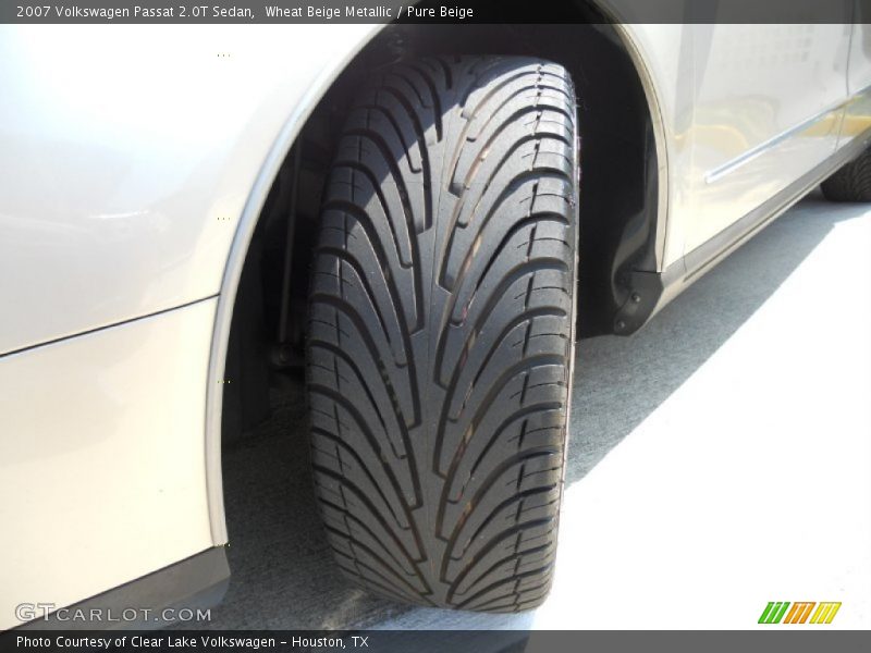 Wheat Beige Metallic / Pure Beige 2007 Volkswagen Passat 2.0T Sedan