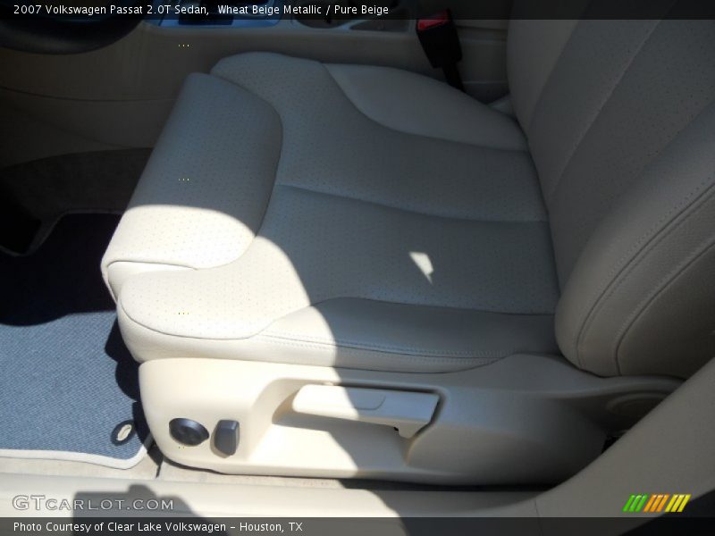 Wheat Beige Metallic / Pure Beige 2007 Volkswagen Passat 2.0T Sedan
