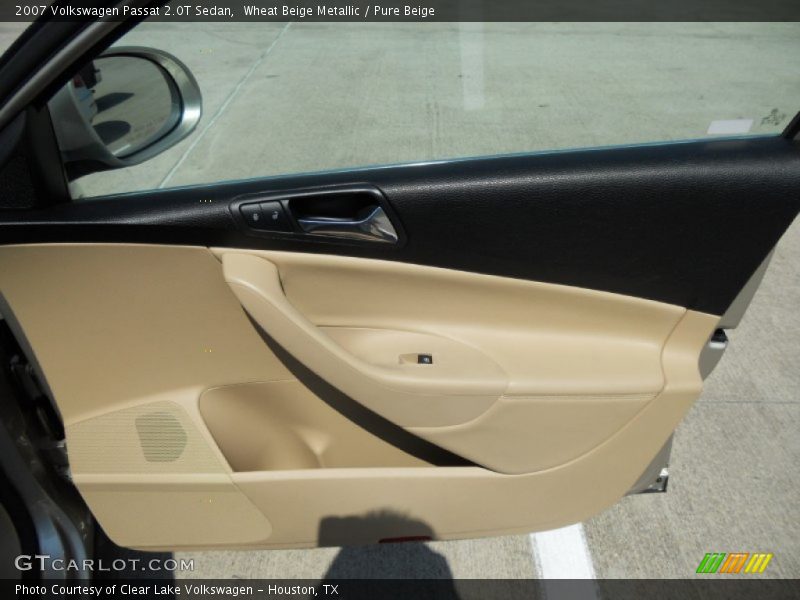 Wheat Beige Metallic / Pure Beige 2007 Volkswagen Passat 2.0T Sedan