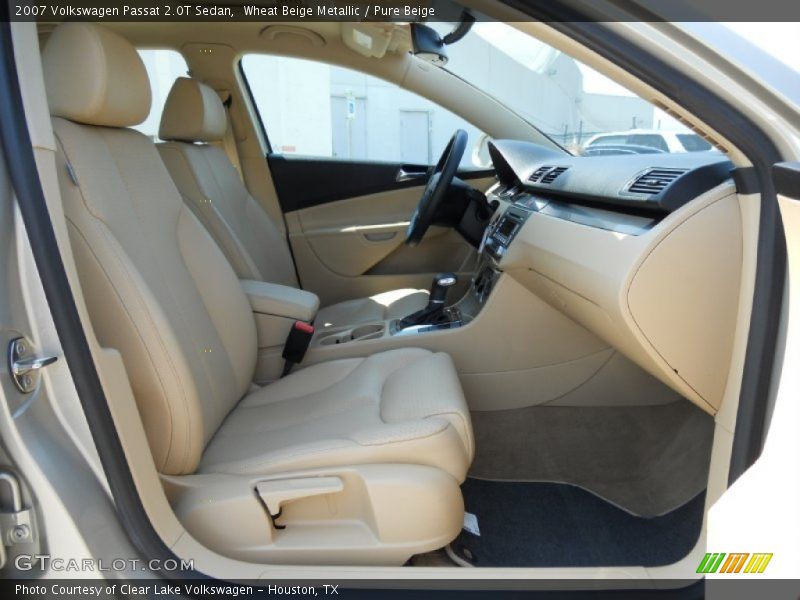 Wheat Beige Metallic / Pure Beige 2007 Volkswagen Passat 2.0T Sedan