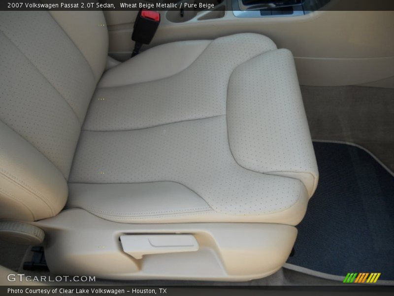 Wheat Beige Metallic / Pure Beige 2007 Volkswagen Passat 2.0T Sedan