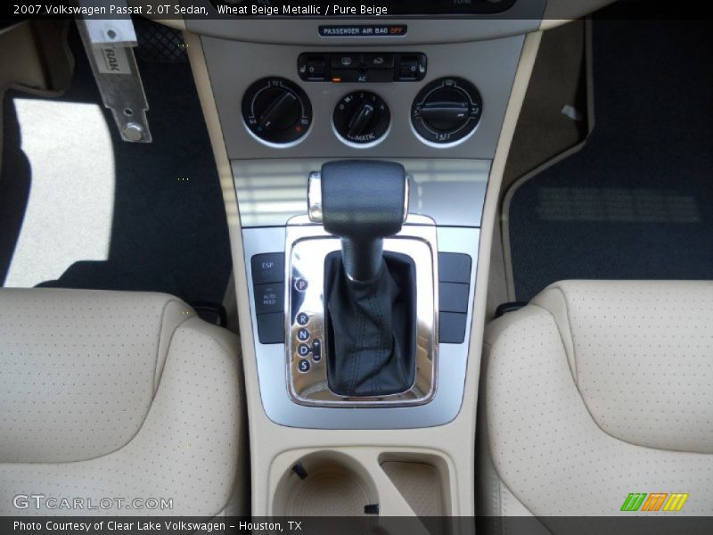 Wheat Beige Metallic / Pure Beige 2007 Volkswagen Passat 2.0T Sedan