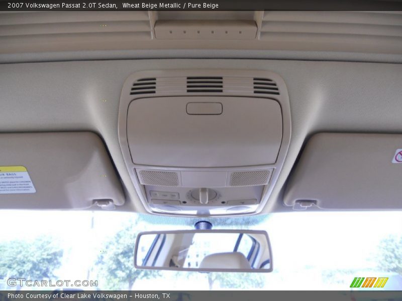 Wheat Beige Metallic / Pure Beige 2007 Volkswagen Passat 2.0T Sedan