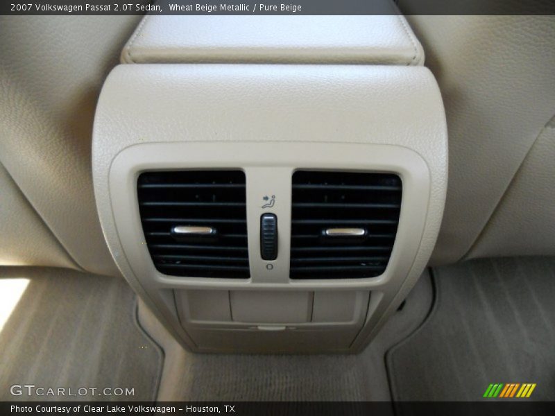 Wheat Beige Metallic / Pure Beige 2007 Volkswagen Passat 2.0T Sedan