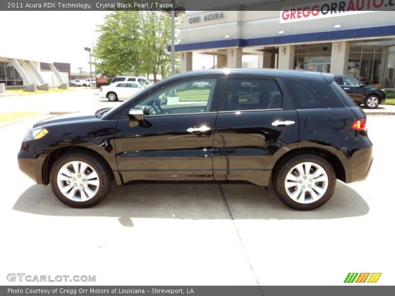 Crystal Black Pearl / Taupe 2011 Acura RDX Technology
