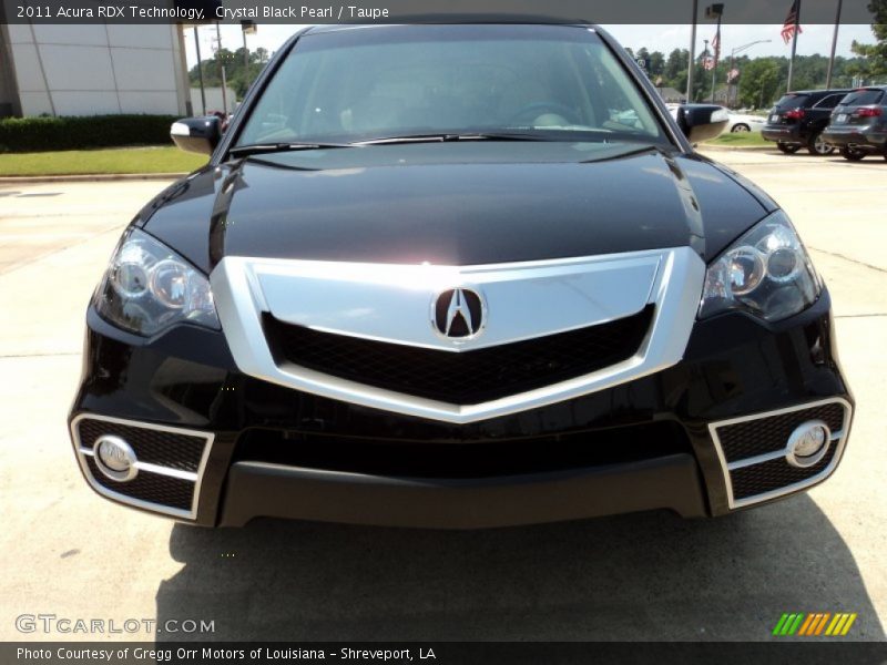 Crystal Black Pearl / Taupe 2011 Acura RDX Technology