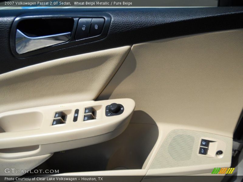 Wheat Beige Metallic / Pure Beige 2007 Volkswagen Passat 2.0T Sedan