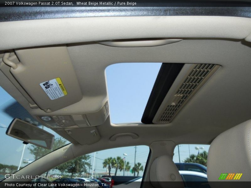 Wheat Beige Metallic / Pure Beige 2007 Volkswagen Passat 2.0T Sedan