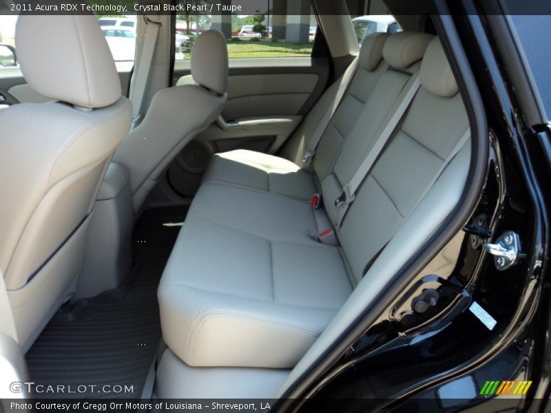 Crystal Black Pearl / Taupe 2011 Acura RDX Technology