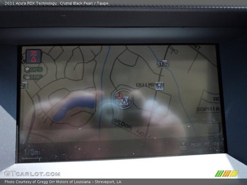 Crystal Black Pearl / Taupe 2011 Acura RDX Technology