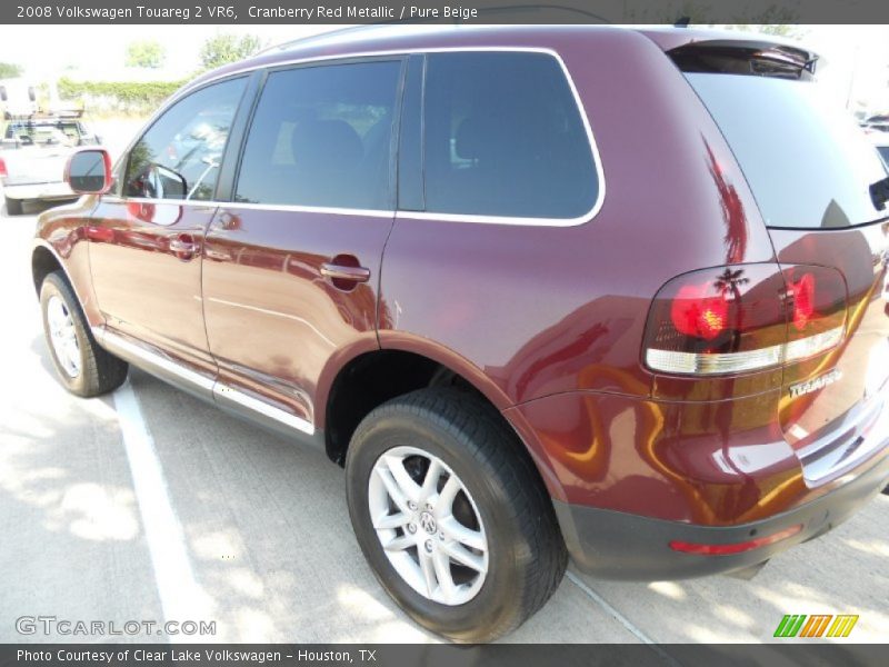Cranberry Red Metallic / Pure Beige 2008 Volkswagen Touareg 2 VR6