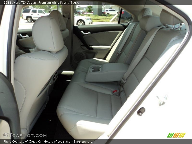 Premium White Pearl / Taupe 2011 Acura TSX Sedan