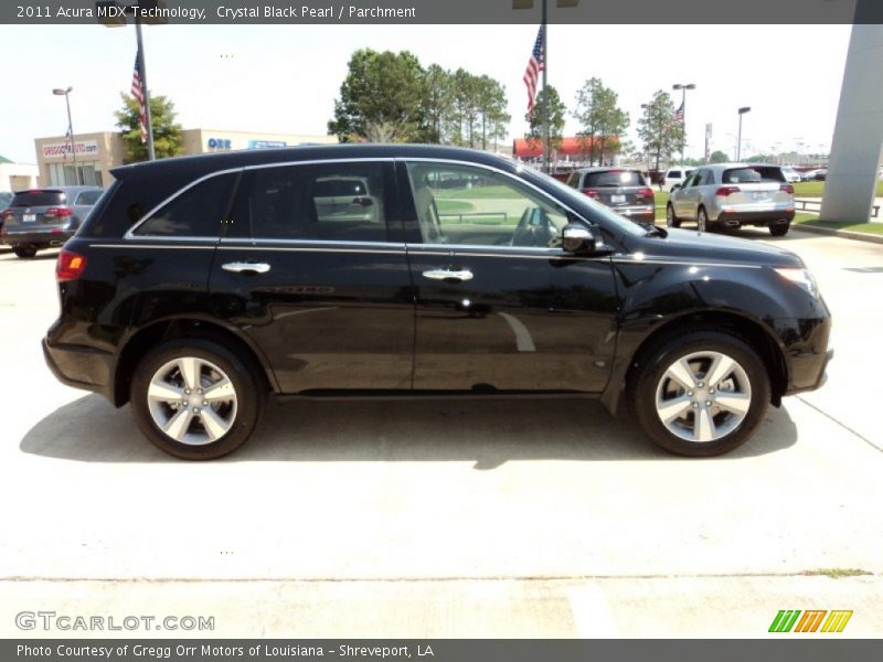 Crystal Black Pearl / Parchment 2011 Acura MDX Technology