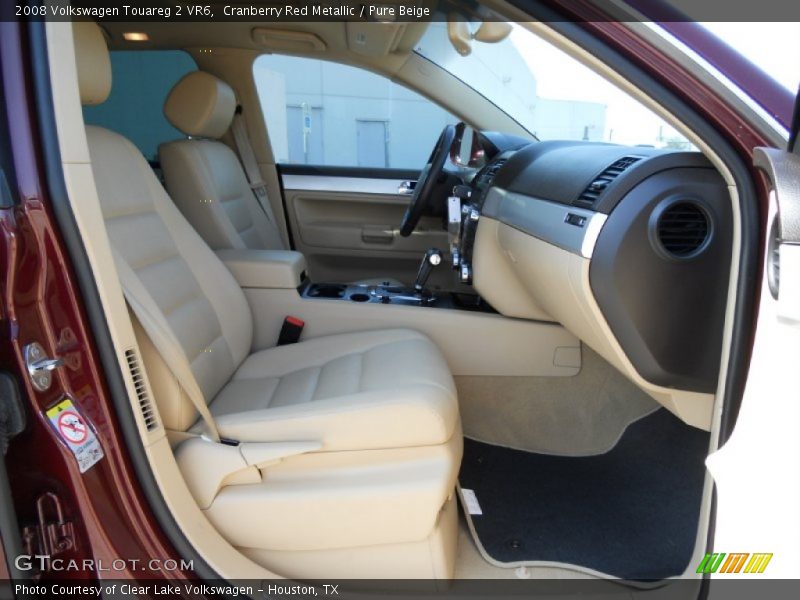Cranberry Red Metallic / Pure Beige 2008 Volkswagen Touareg 2 VR6