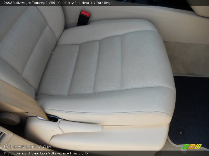 Cranberry Red Metallic / Pure Beige 2008 Volkswagen Touareg 2 VR6