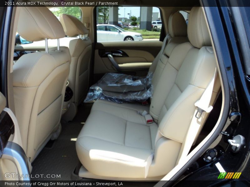 Crystal Black Pearl / Parchment 2011 Acura MDX Technology