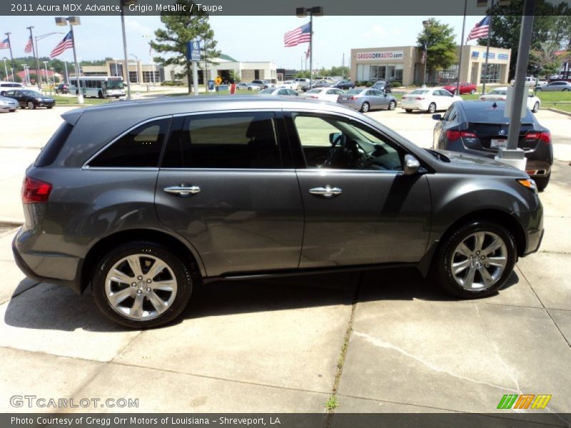 Grigio Metallic / Taupe 2011 Acura MDX Advance