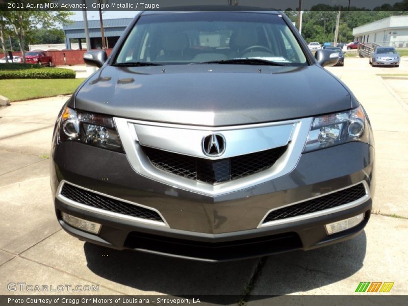 Grigio Metallic / Taupe 2011 Acura MDX Advance