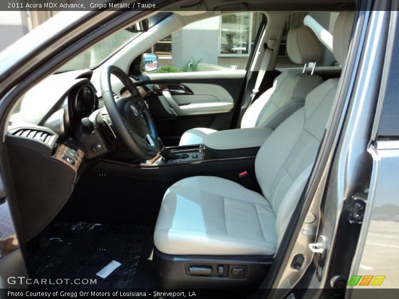  2011 MDX Advance Taupe Interior