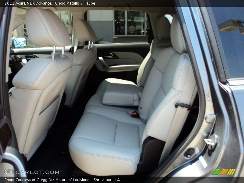  2011 MDX Advance Taupe Interior