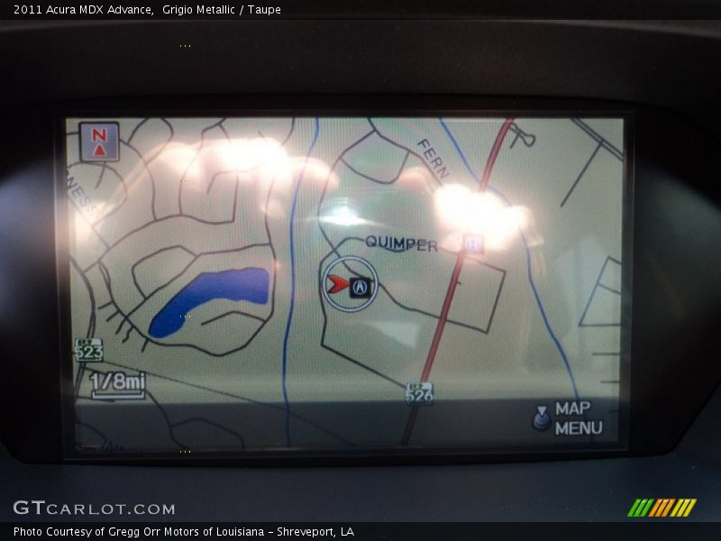 Navigation of 2011 MDX Advance